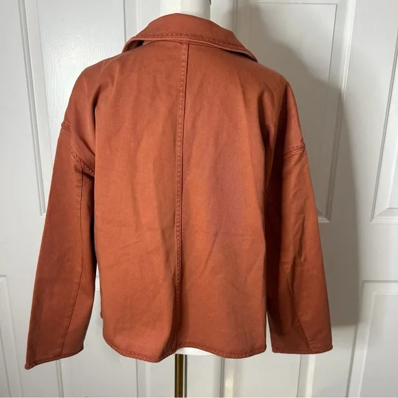 NWT LOGO by Lori Goldstein Patch Pocket Jacket with Embroidery (Size L) - Picture 6 of 8